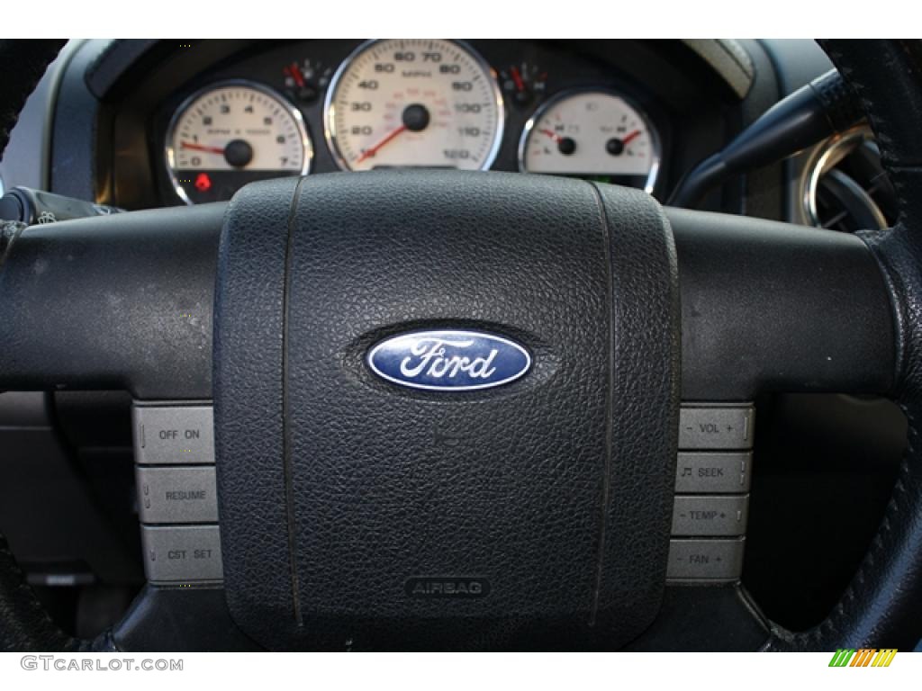 2006 F150 Lariat SuperCab 4x4 - Oxford White / Black photo #16