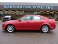 2011 Red Candy Metallic Ford Fusion SEL V6 AWD  photo #1