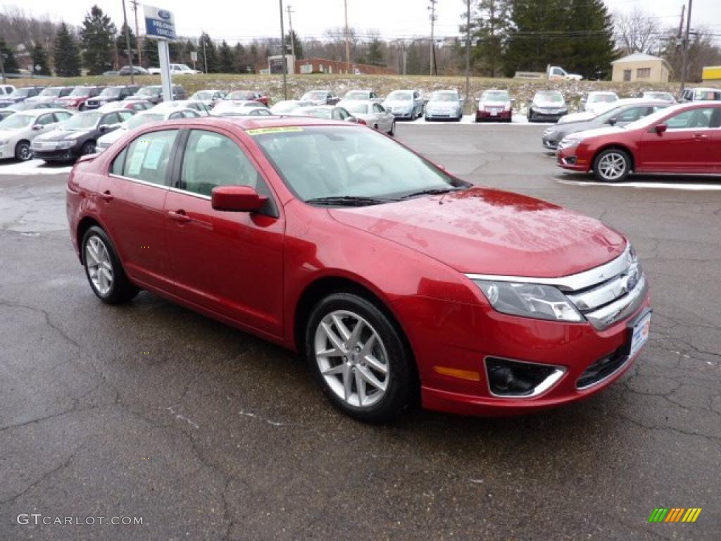 Red Candy Metallic 2011 Ford Fusion SEL V6 AWD Exterior Photo #41945162