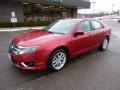 Red Candy Metallic - Fusion SEL V6 AWD Photo No. 8