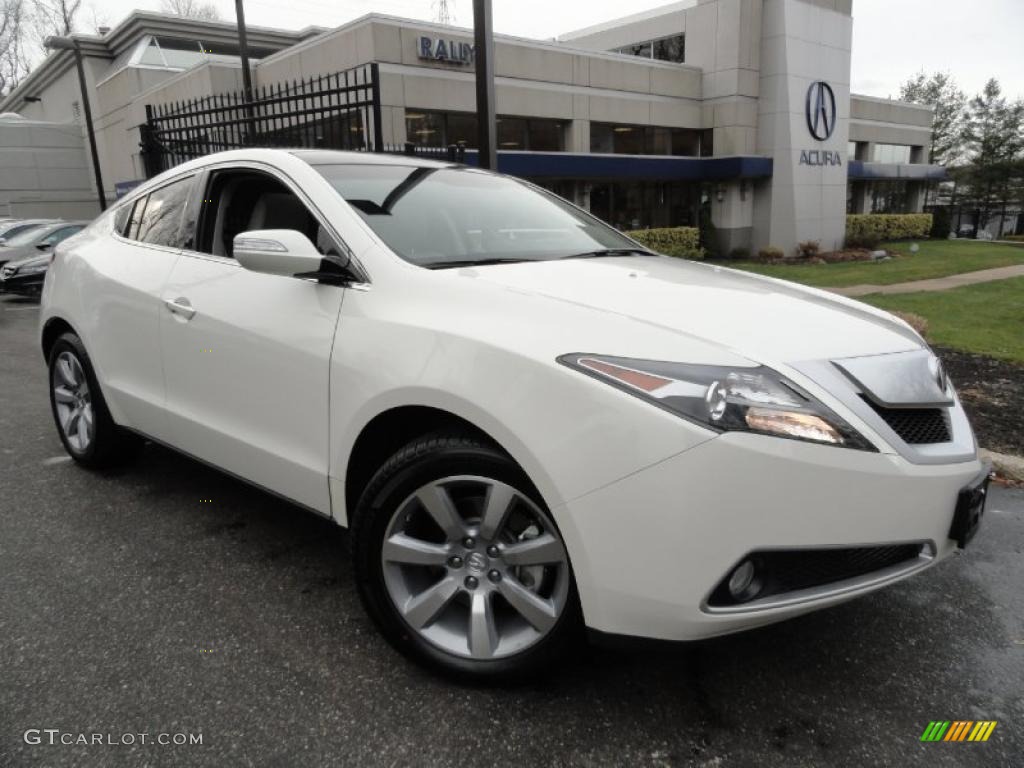 Aspen White Pearl 2010 Acura ZDX AWD Technology Exterior Photo #41945986