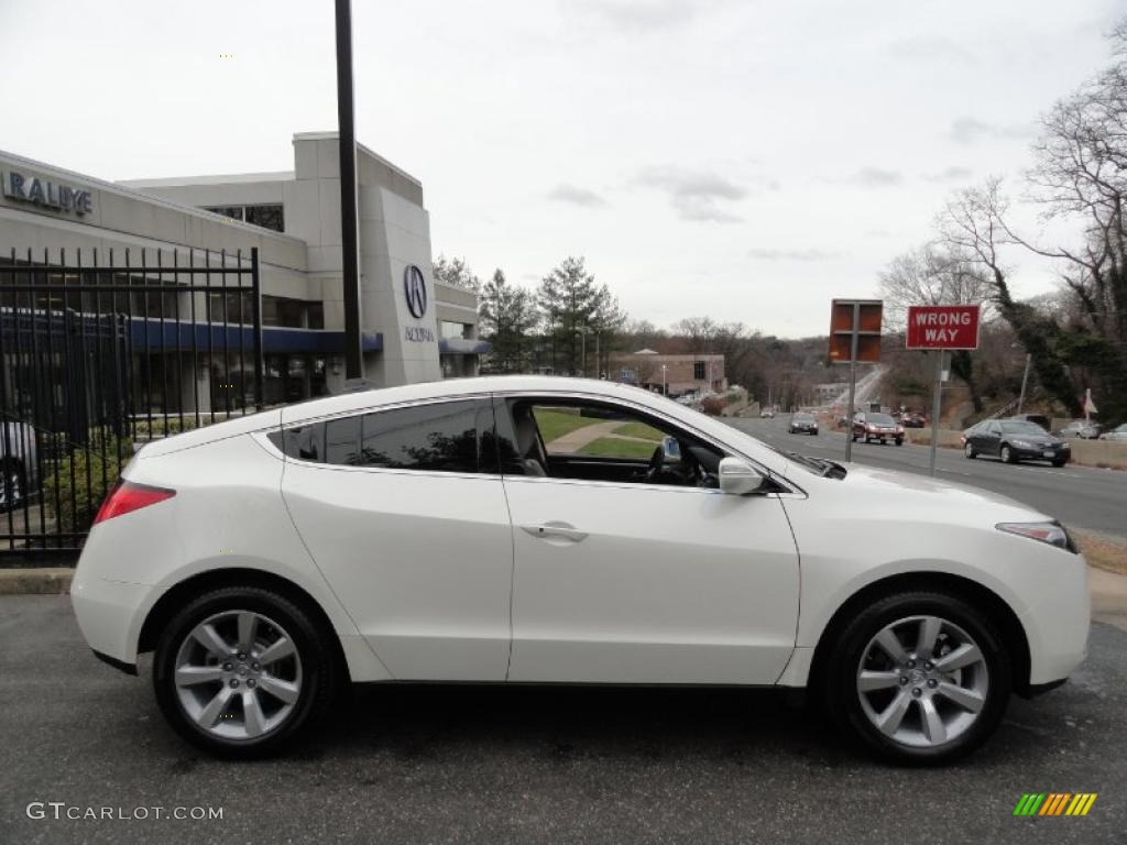 Aspen White Pearl 2010 Acura ZDX AWD Technology Exterior Photo #41946014