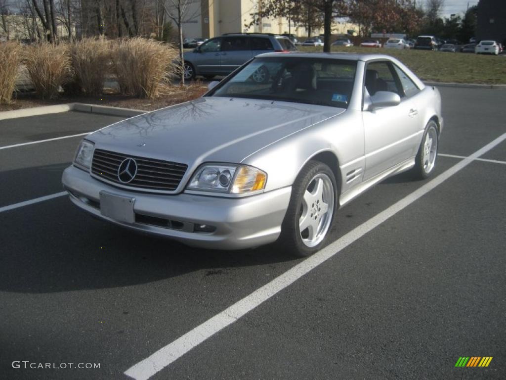 2002 SL 500 Roadster - Brilliant Silver Metallic / Black photo #1