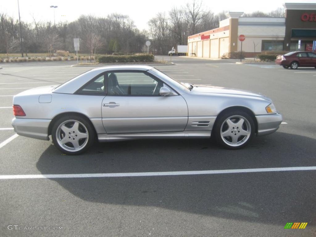 Brilliant Silver Metallic 2002 Mercedes-Benz SL 500 Roadster Exterior Photo #41946282