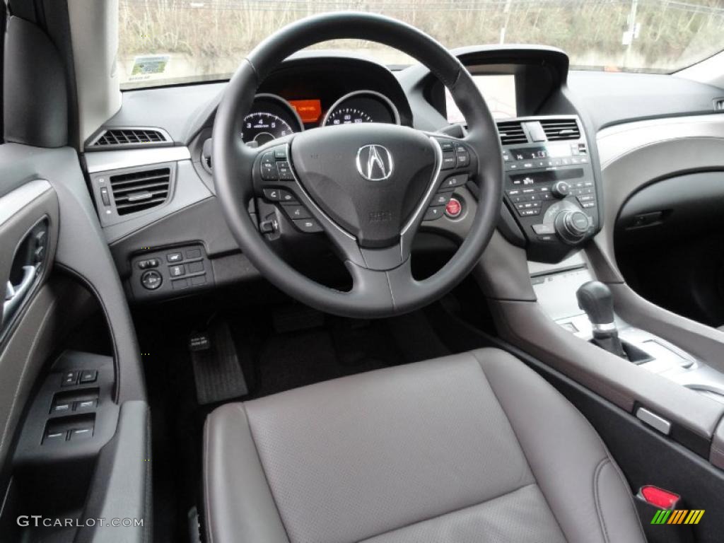 2010 Acura ZDX AWD Technology Sumatra Dashboard Photo #41946450