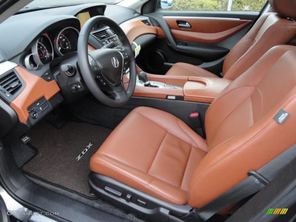 Sumatra Interior 2010 Acura ZDX AWD Technology Photo #41946726