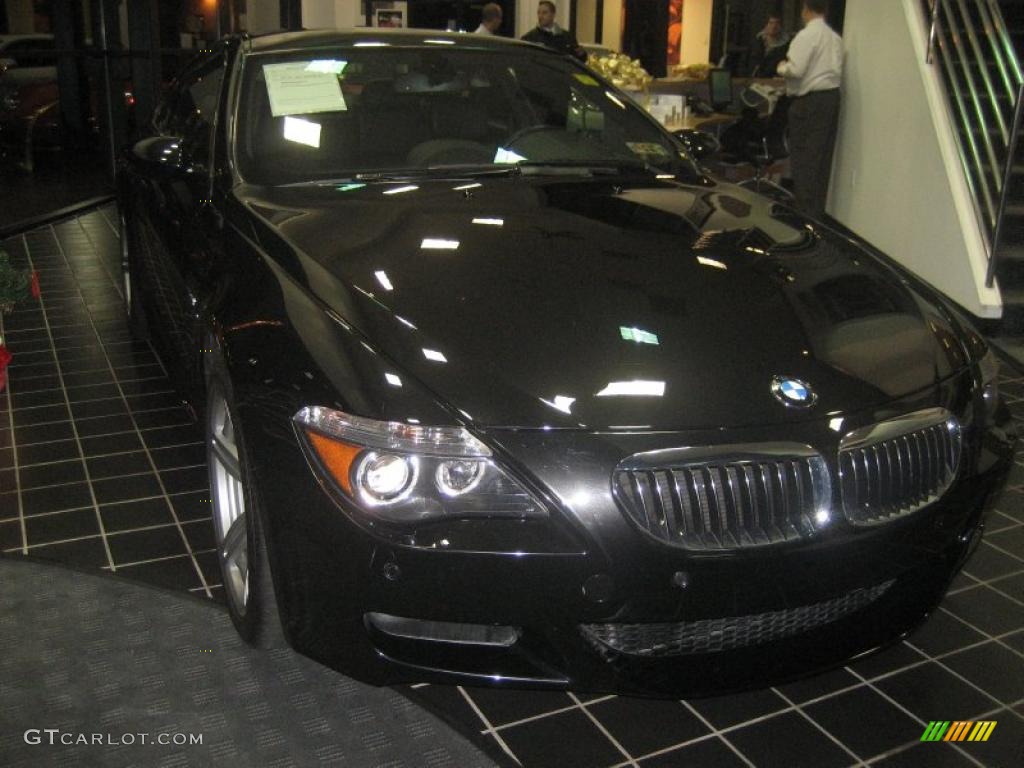 2006 M6 Coupe - Black Sapphire Metallic / Black photo #7
