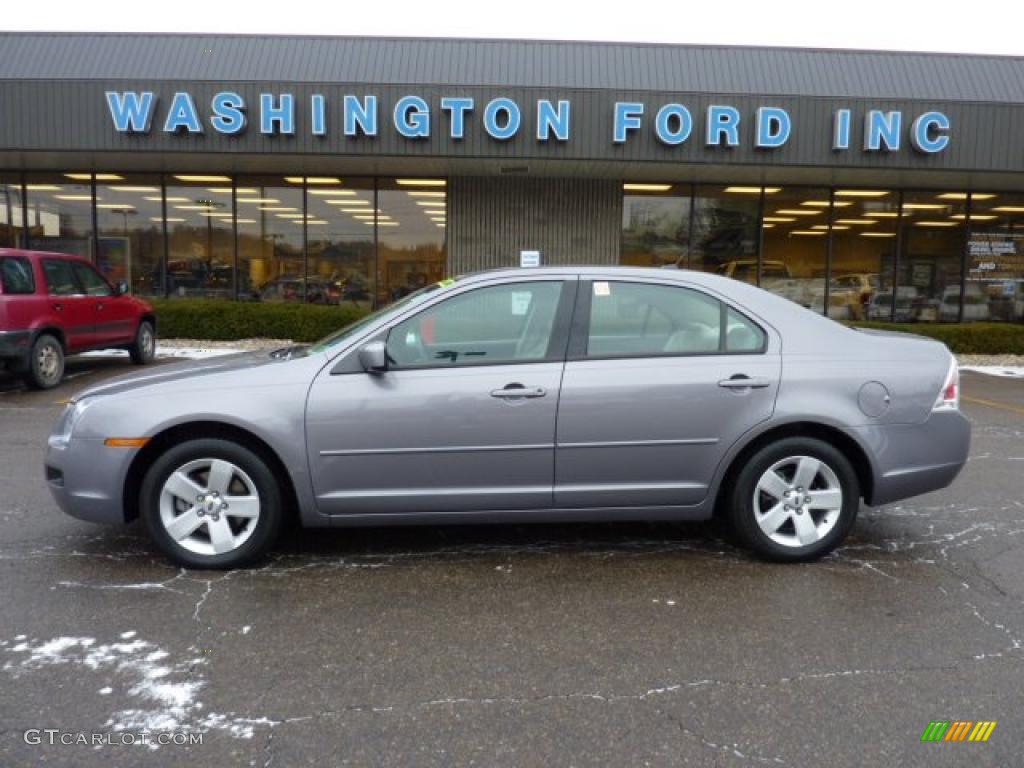 2007 Fusion SE V6 AWD - Tungsten Grey Metallic / Light Stone photo #1