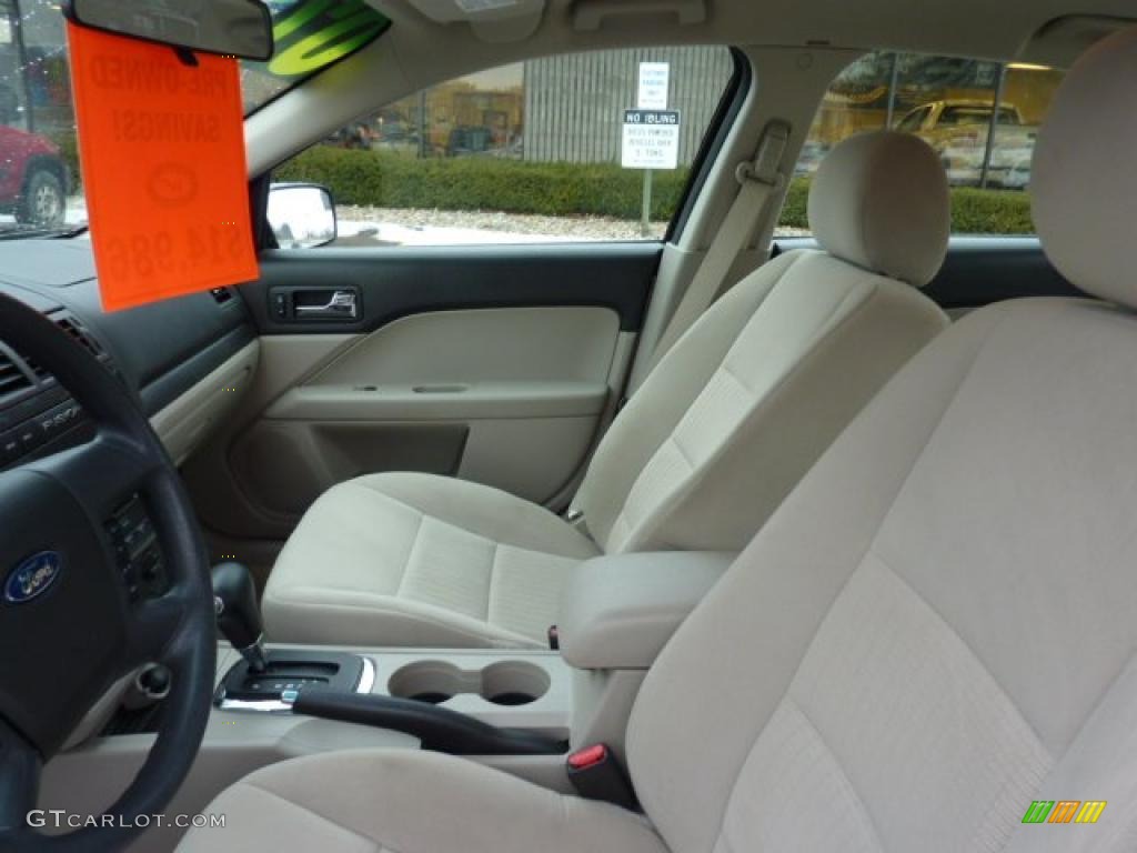 2007 Fusion SE V6 AWD - Tungsten Grey Metallic / Light Stone photo #10