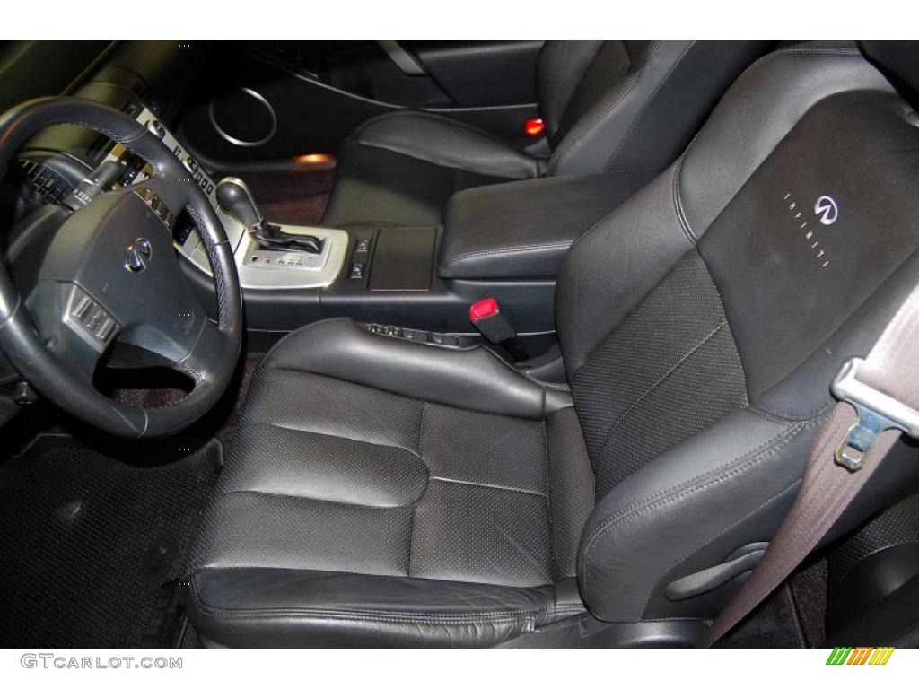Graphite Black Interior 2007 Infiniti G 35 Coupe Photo #41950176