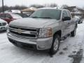 2008 Silver Birch Metallic Chevrolet Silverado 1500 LT Extended Cab 4x4  photo #1