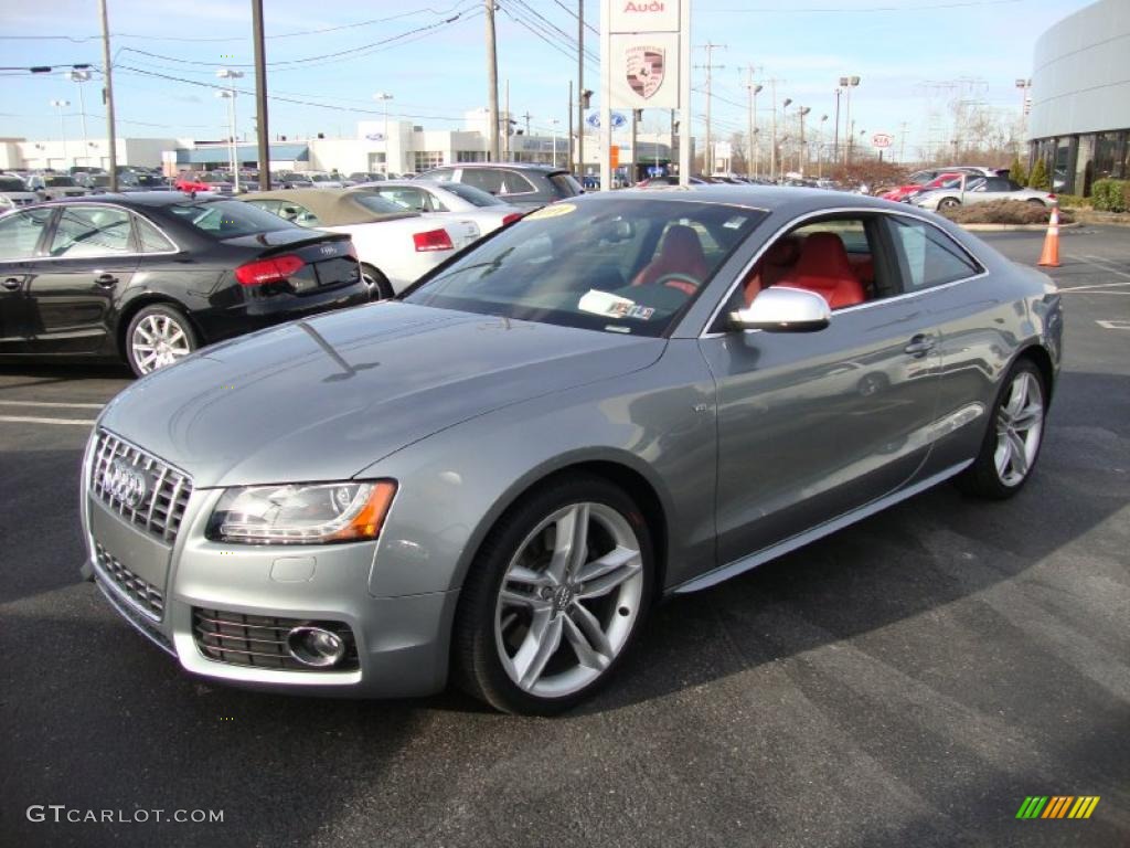 Quartz Grey Metallic 2011 Audi S5 4.2 FSI quattro Coupe Exterior Photo #41952372