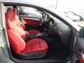 Black/Magma Red Silk Nappa Leather Interior Photo for 2011 Audi S5 #41952660