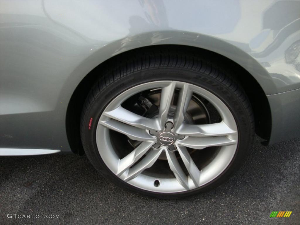 2011 S5 4.2 FSI quattro Coupe - Quartz Grey Metallic / Black/Magma Red Silk Nappa Leather photo #27