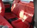 Black/Magma Red Silk Nappa Leather 2011 Audi S5 4.2 FSI quattro Coupe Interior Color