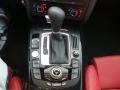 Black/Magma Red Silk Nappa Leather Transmission Photo for 2011 Audi S5 #41952912