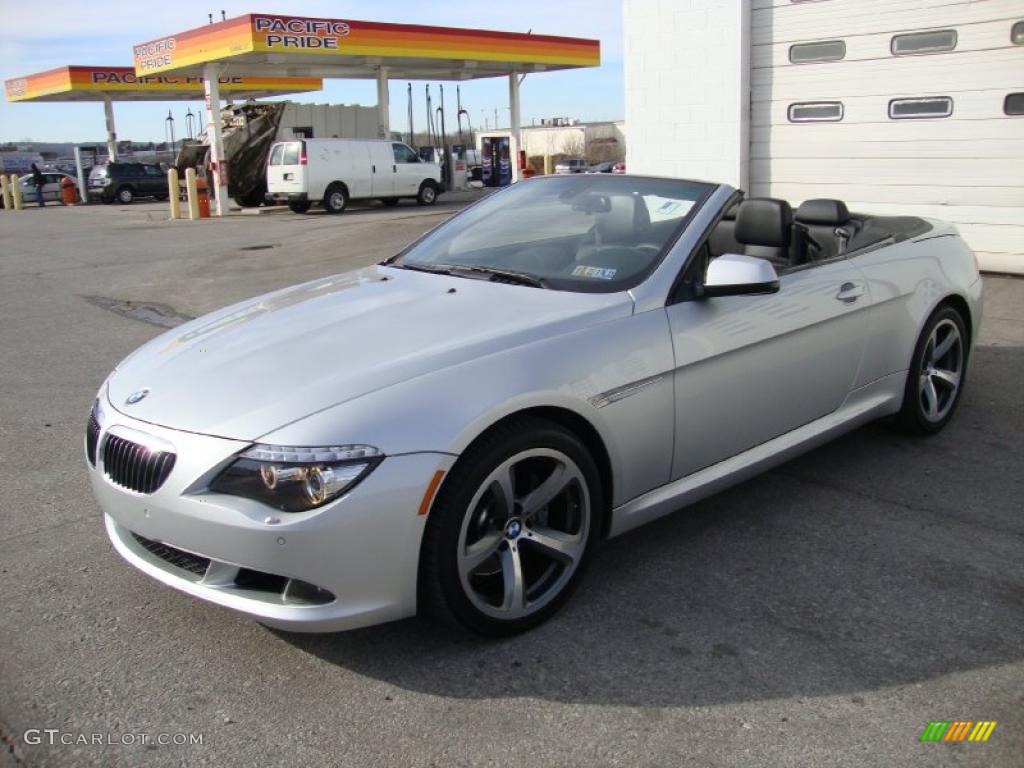 Titanium Silver Metallic 2010 BMW 6 Series 650i Convertible Exterior Photo #41953940