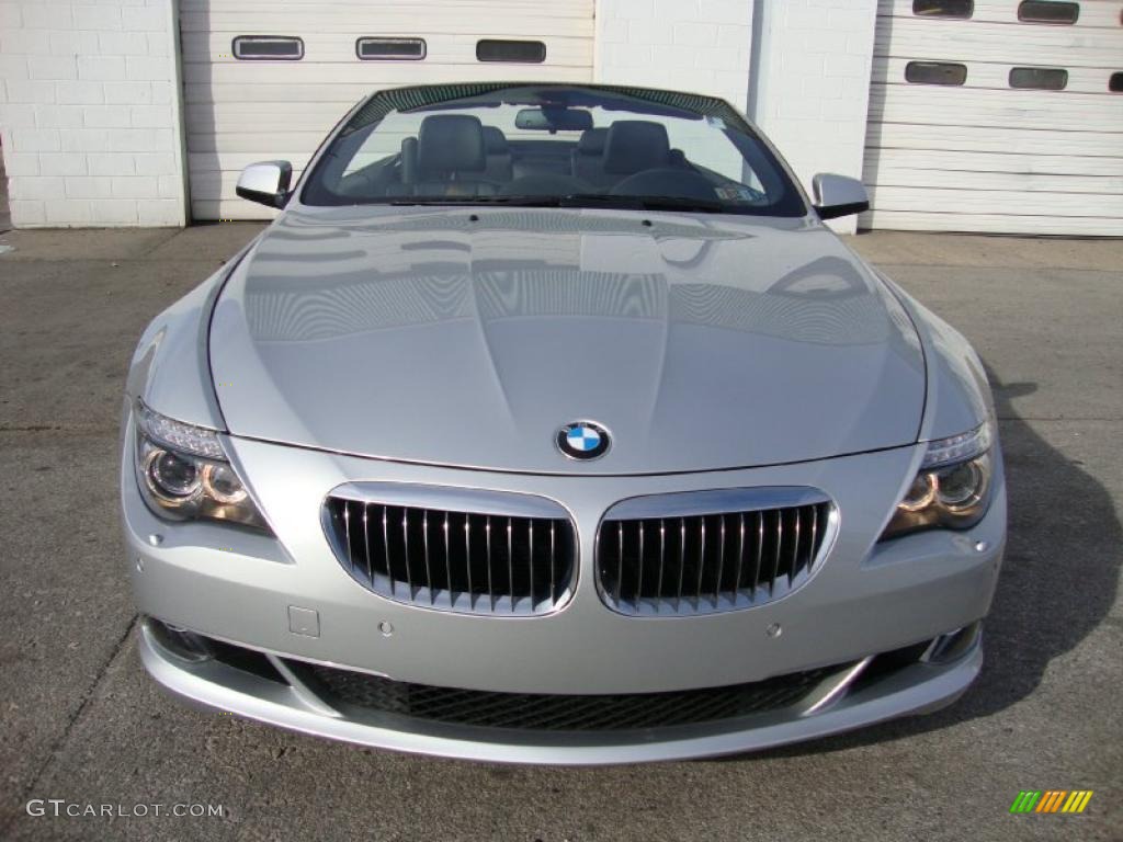 Titanium Silver Metallic 2010 BMW 6 Series 650i Convertible Exterior Photo #41953964