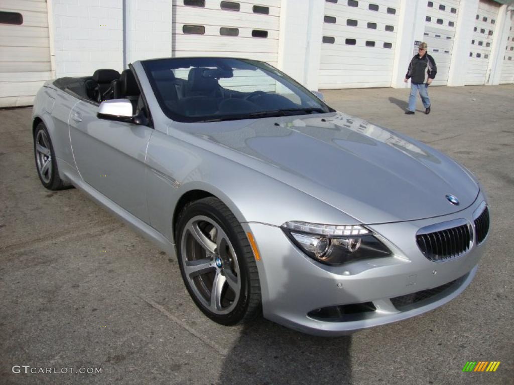 Titanium Silver Metallic 2010 BMW 6 Series 650i Convertible Exterior Photo #41953980