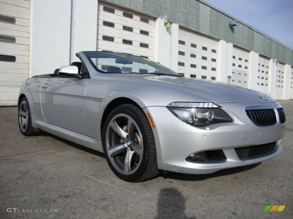 Titanium Silver Metallic 2010 BMW 6 Series 650i Convertible Exterior Photo #41954000