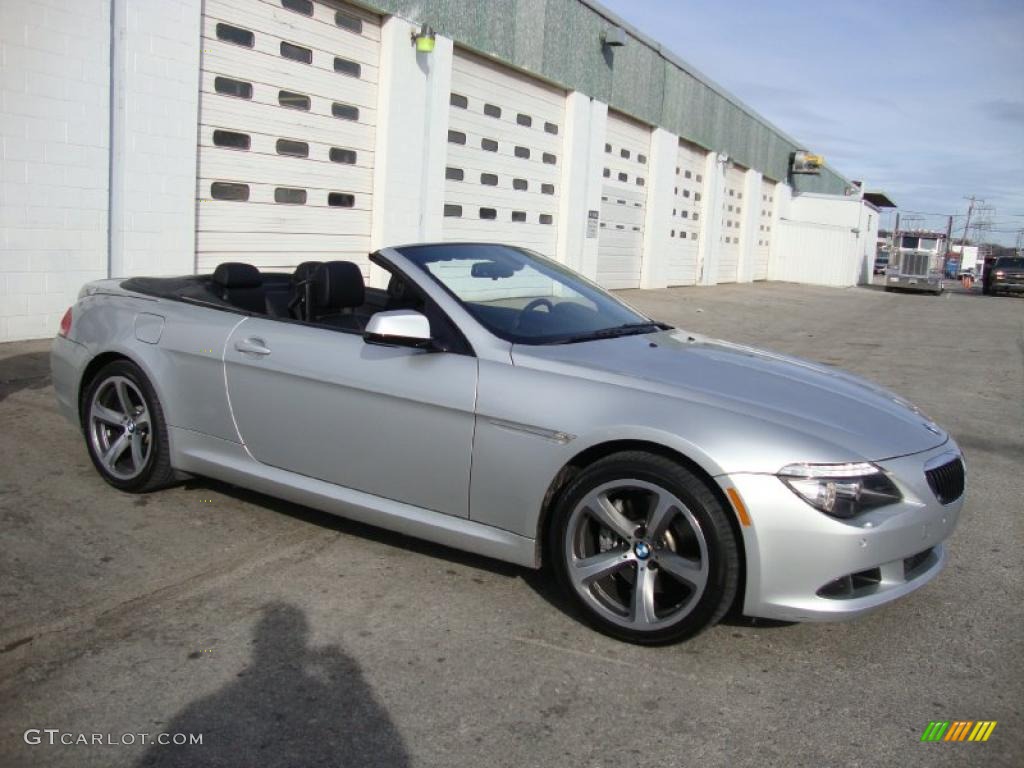 Titanium Silver Metallic 2010 BMW 6 Series 650i Convertible Exterior Photo #41954016