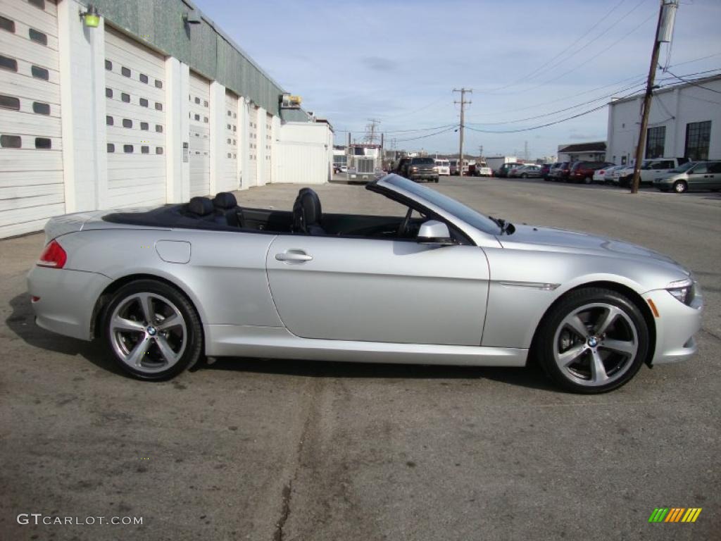 Titanium Silver Metallic 2010 BMW 6 Series 650i Convertible Exterior Photo #41954024