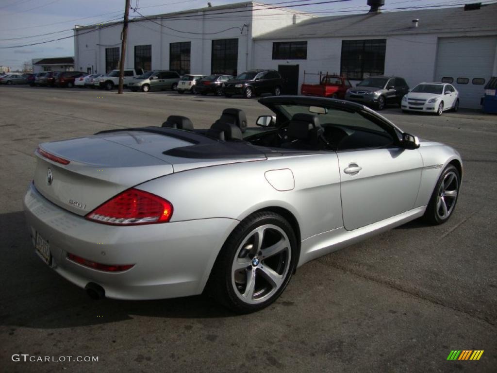 Titanium Silver Metallic 2010 BMW 6 Series 650i Convertible Exterior Photo #41954048