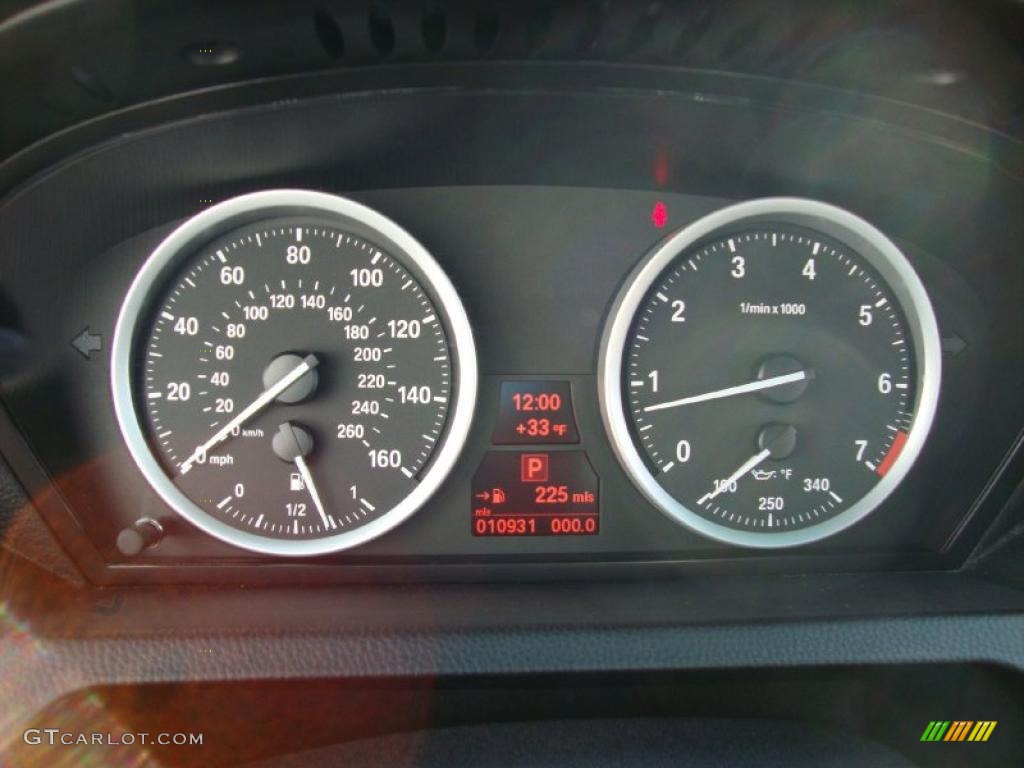 2010 BMW 6 Series 650i Convertible Gauges Photo #41954644