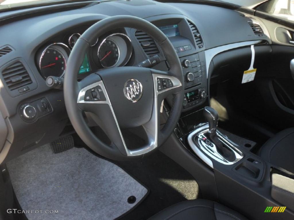 Ebony Interior 2011 Buick Regal CXL Photo #41957436