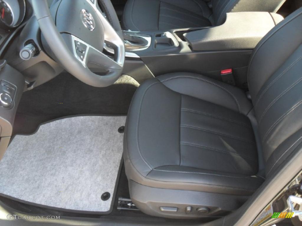 Ebony Interior 2011 Buick Regal CXL Photo #41957560