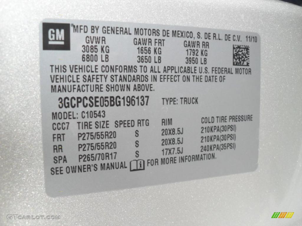2011 Silverado 1500 LT Crew Cab - Sheer Silver Metallic / Ebony photo #6