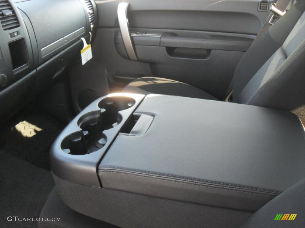 2011 Silverado 1500 LT Crew Cab - Sheer Silver Metallic / Ebony photo #10