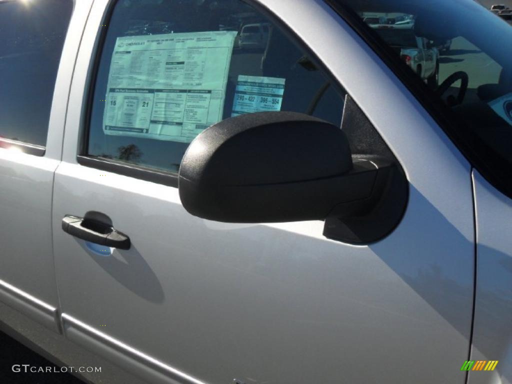 2011 Silverado 1500 LT Crew Cab - Sheer Silver Metallic / Ebony photo #22