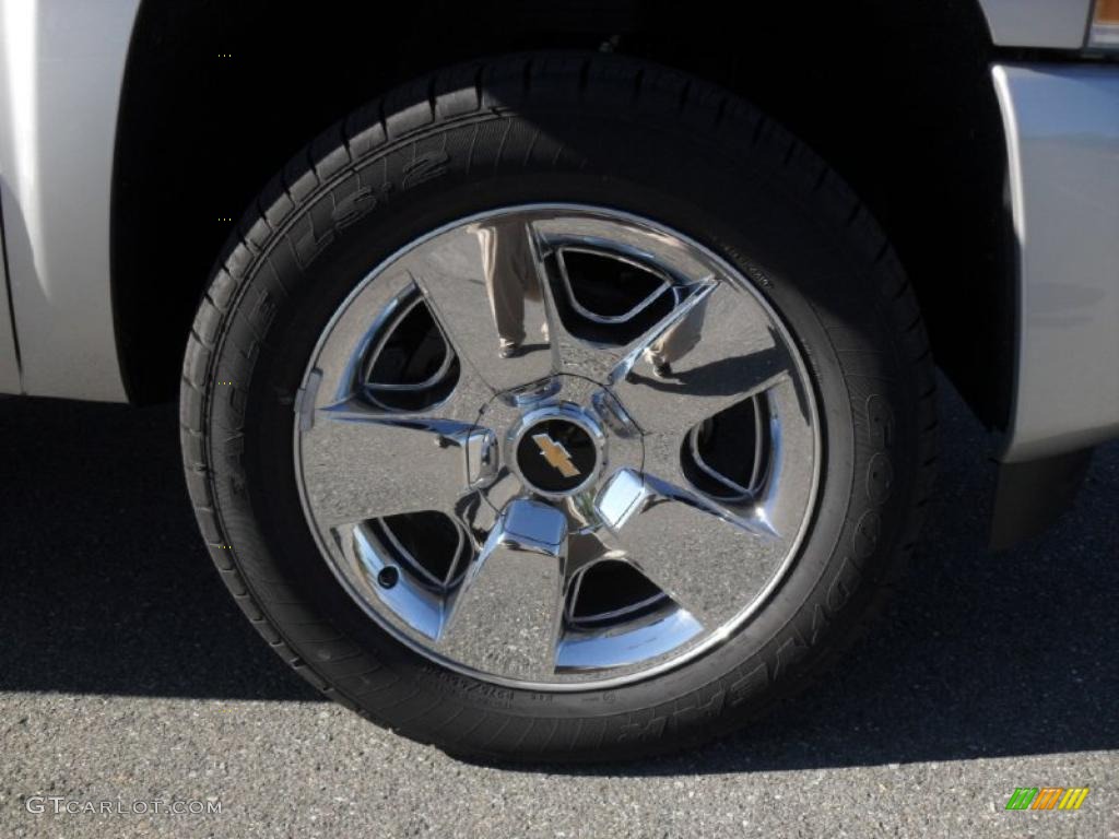 2011 Silverado 1500 LT Crew Cab - Sheer Silver Metallic / Ebony photo #23