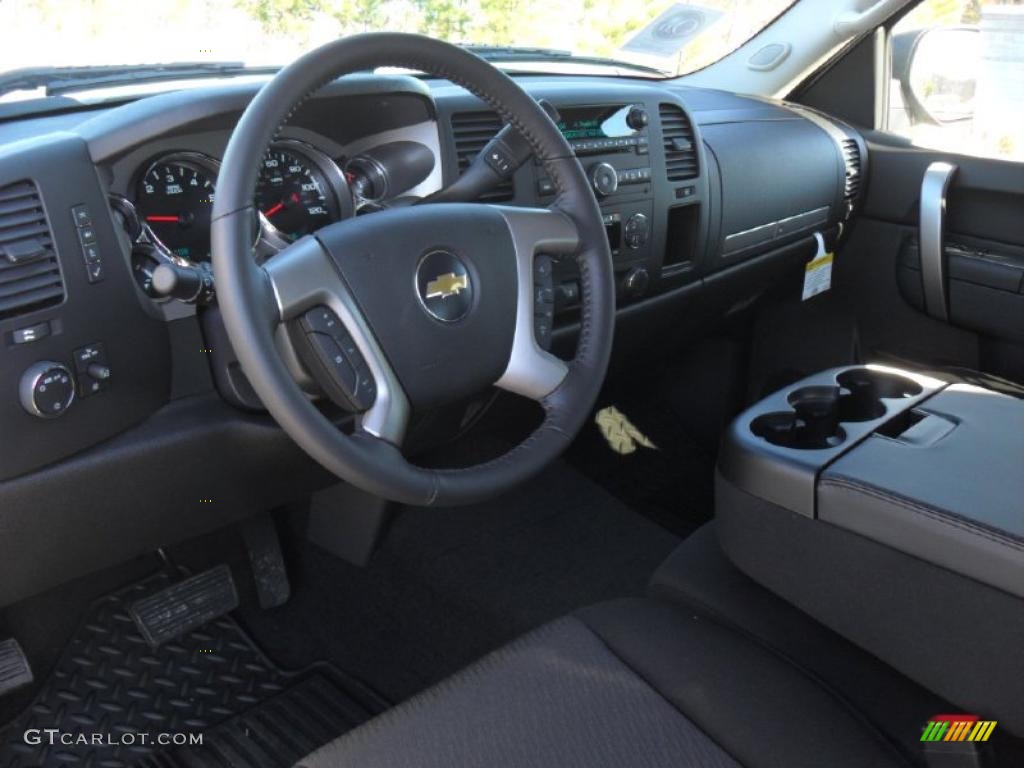 2011 Silverado 1500 LT Crew Cab - Sheer Silver Metallic / Ebony photo #25