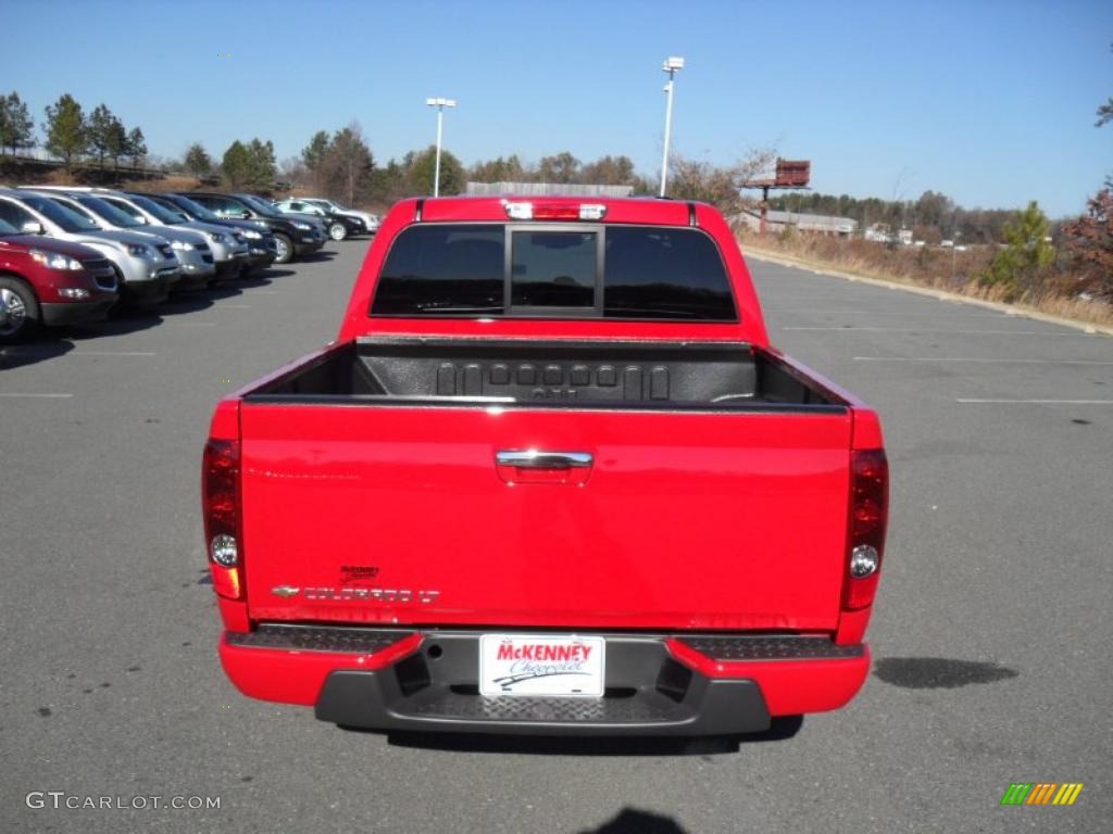 2011 Colorado LT Crew Cab - Victory Red / Ebony photo #3