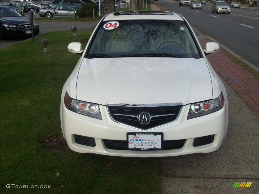 2004 TSX Sedan - Premium White Pearl / Parchment photo #2