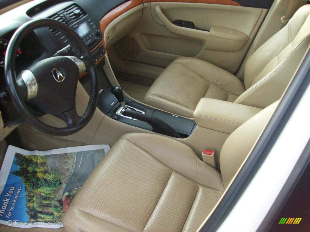 2004 TSX Sedan - Premium White Pearl / Parchment photo #4