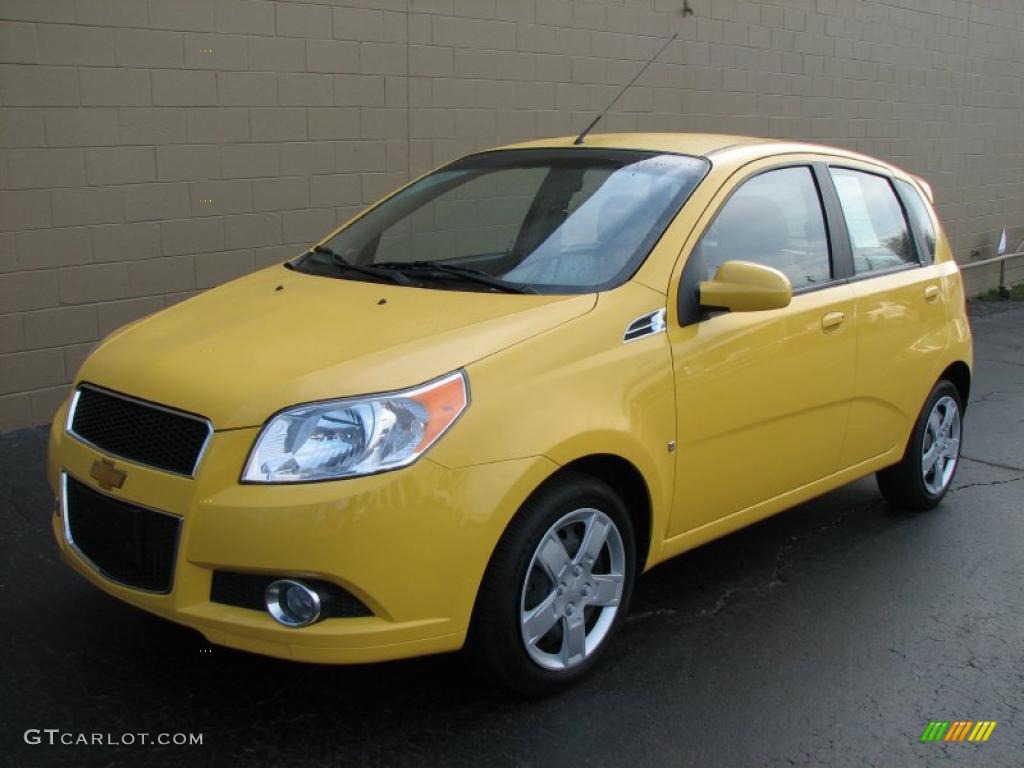 Summer Yellow 2009 Chevrolet Aveo Aveo5 LT Exterior Photo #41961396