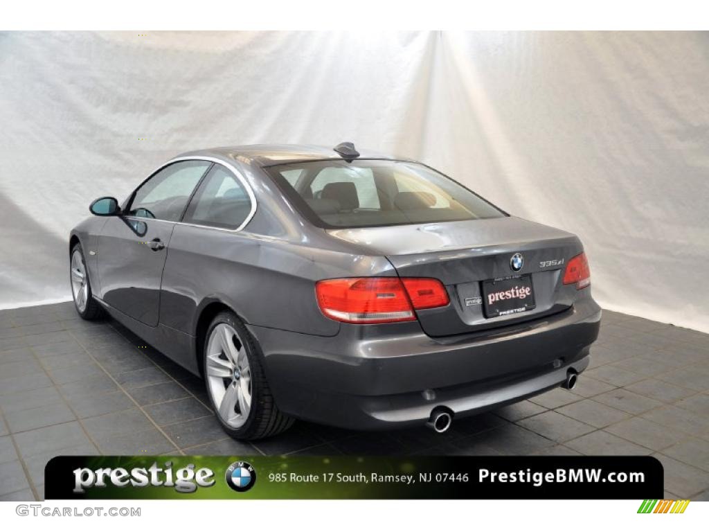 2008 3 Series 335xi Coupe - Sparkling Graphite Metallic / Black photo #4