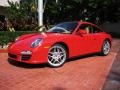 2009 Guards Red Porsche 911 Targa 4  photo #3