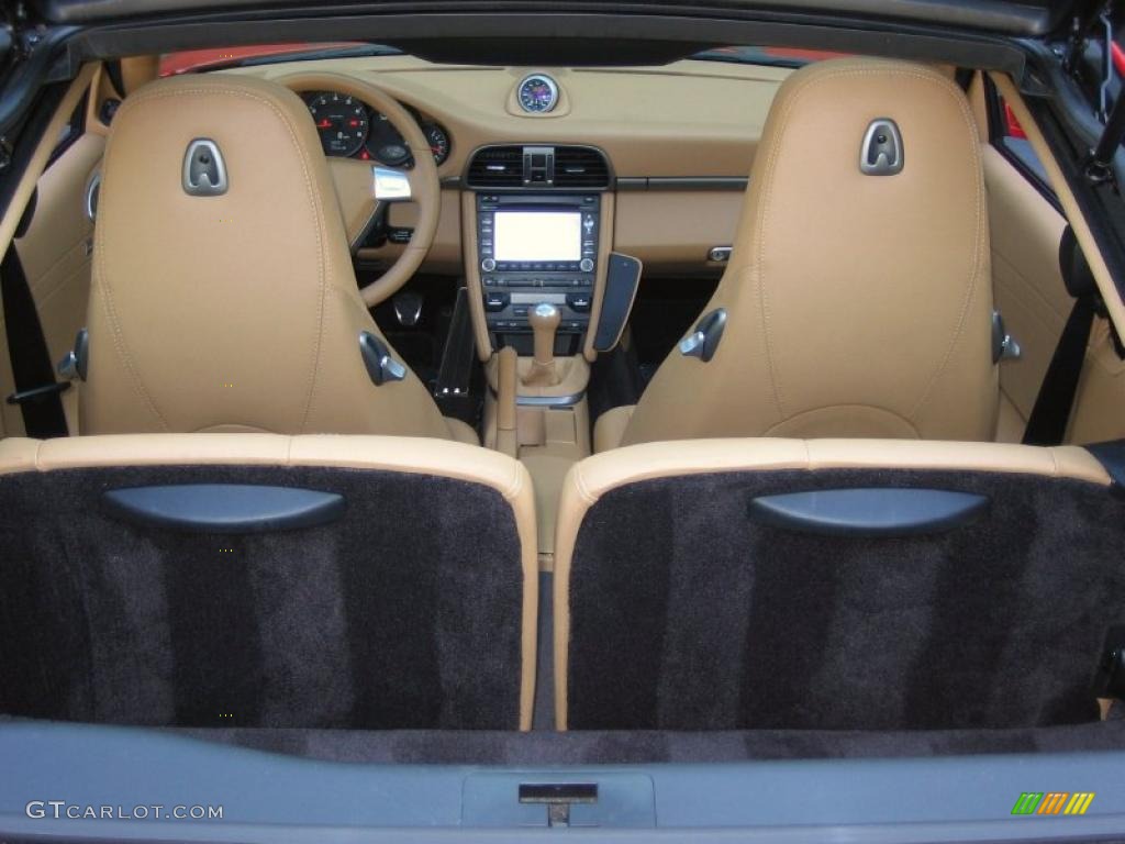 Sand Beige Interior 2009 Porsche 911 Targa 4 Photo #41962988