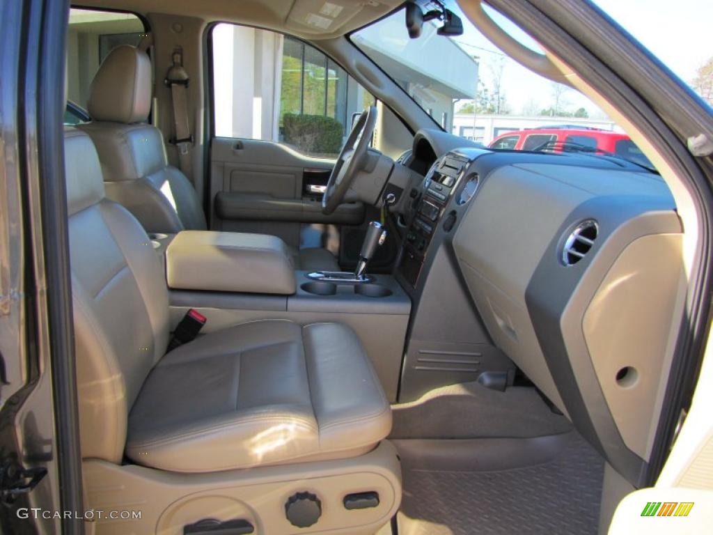 2005 F150 Lariat SuperCrew 4x4 - Dark Stone Metallic / Tan photo #15