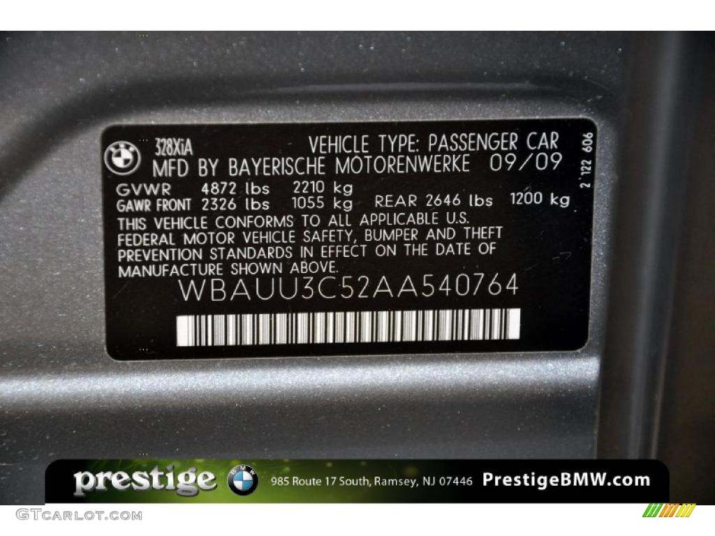 2010 3 Series 328i xDrive Sports Wagon - Space Gray Metallic / Saddle Brown Dakota Leather photo #10