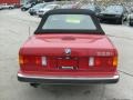 Bright Red 1989 BMW 3 Series 325i Convertible Exterior
