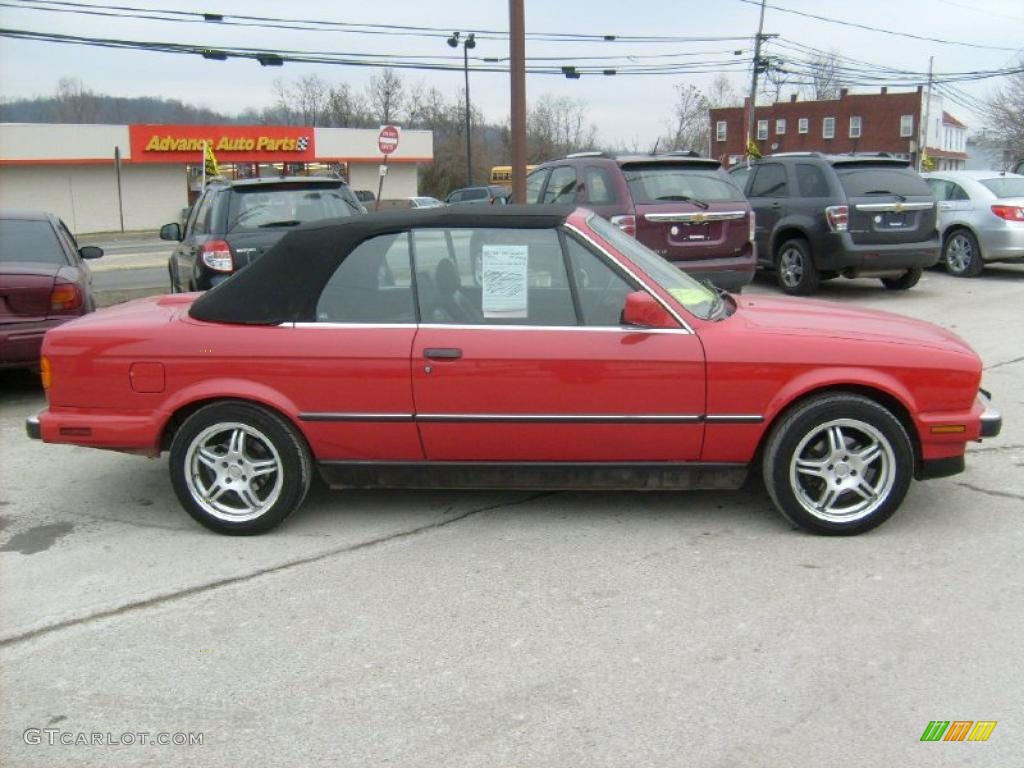 Bright Red 1989 BMW 3 Series 325i Convertible Exterior Photo #41965352
