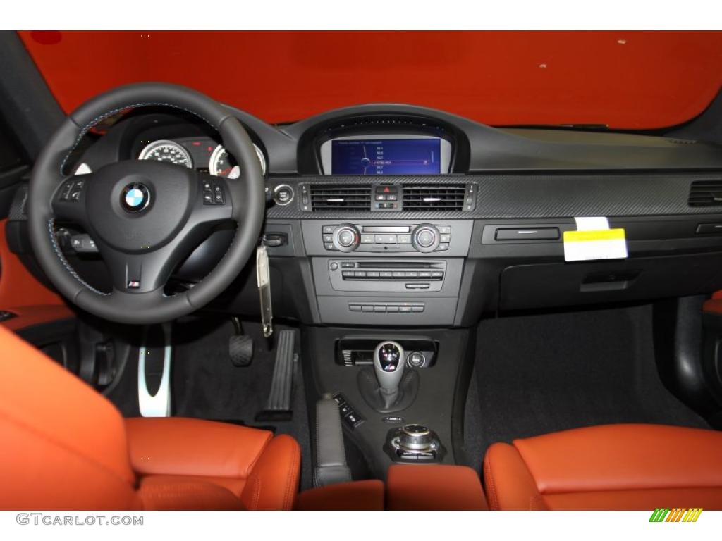 2011 BMW M3 Coupe Fox Red Novillo Leather Dashboard Photo #41965884