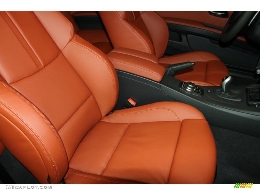 Fox Red Novillo Leather Interior 2011 BMW M3 Coupe Photo #41965984