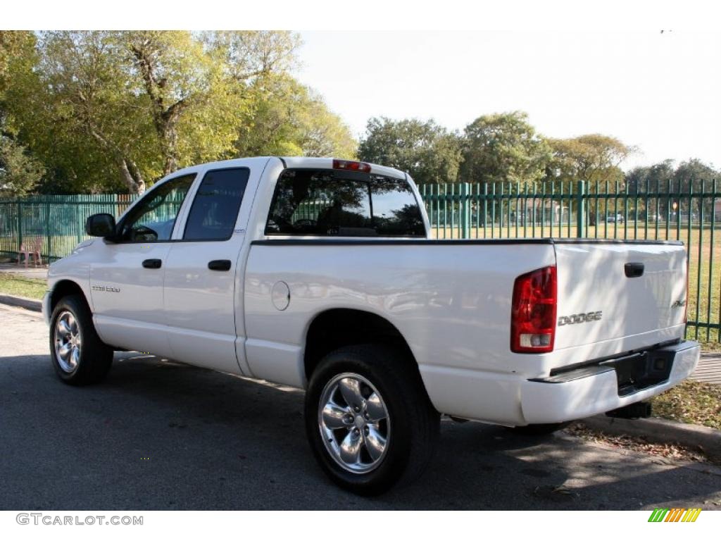 2002 Ram 1500 Sport Quad Cab 4x4 - Bright White / Taupe photo #6