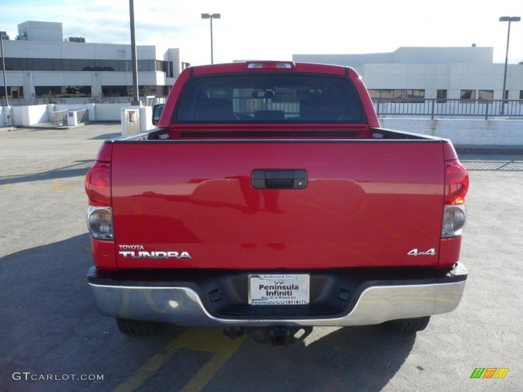 2007 Tundra SR5 TRD CrewMax 4x4 - Radiant Red / Graphite Gray photo #6